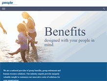 Tablet Screenshot of peoplecorporation.com